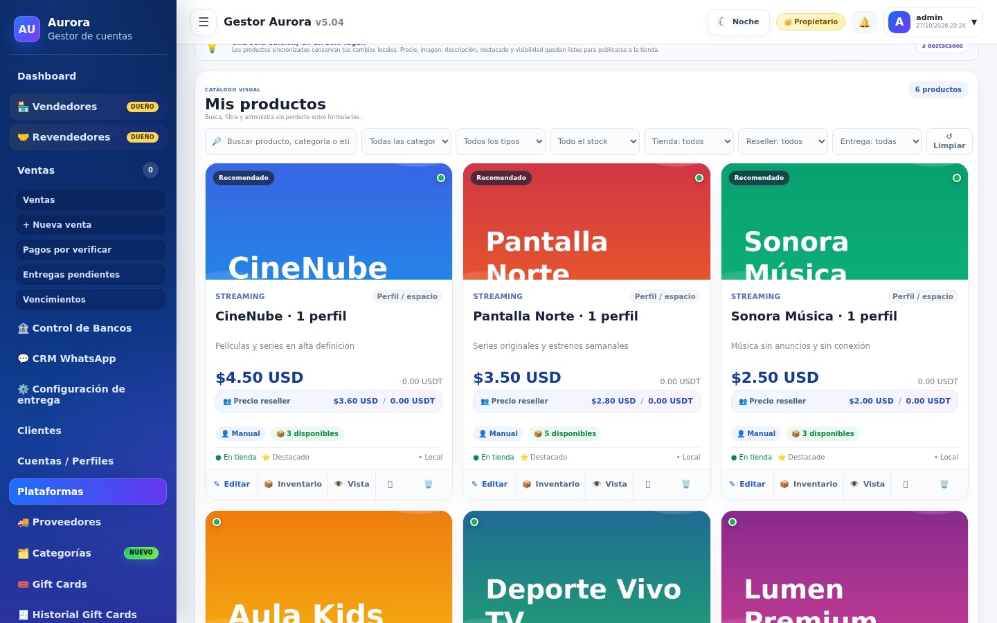 Catálogo / Catalog