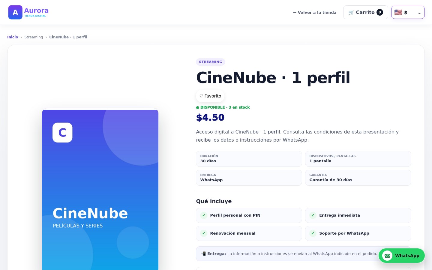 Ficha / Product page