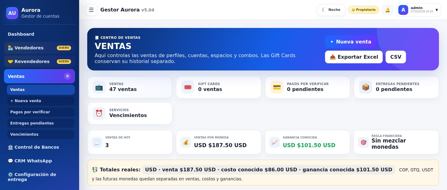 Ventas / Sales